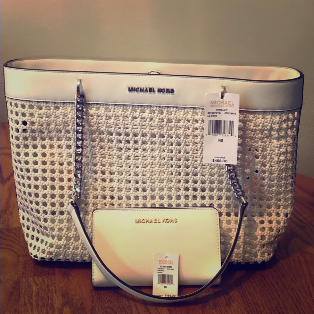 Authentic Michael Kors Handbag and Wallet